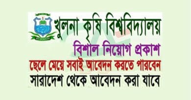 khulna-agriculture-university-job