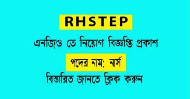 RHSTEP ngo nurse job