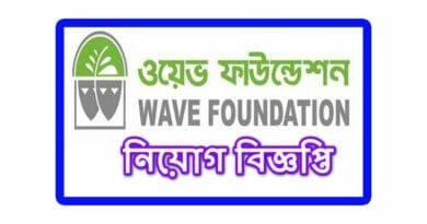 wave foundation job circular