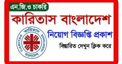 Caritas Bangladesh Job Circular 2022
