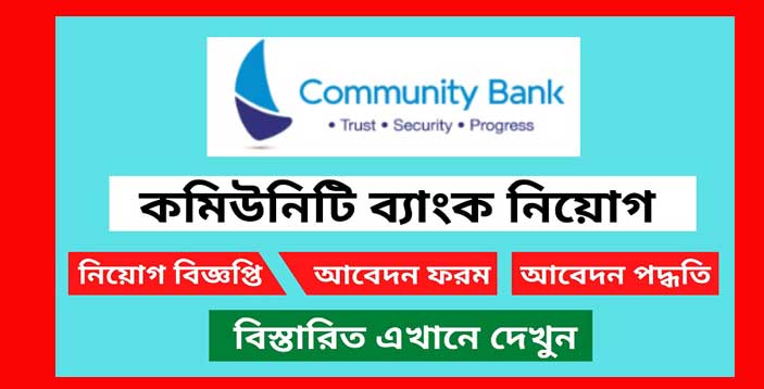 Community Bank Branch Manager Job Circular 2022