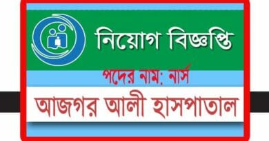 Asgar Ali Hospital Nurse Job Circular 2023